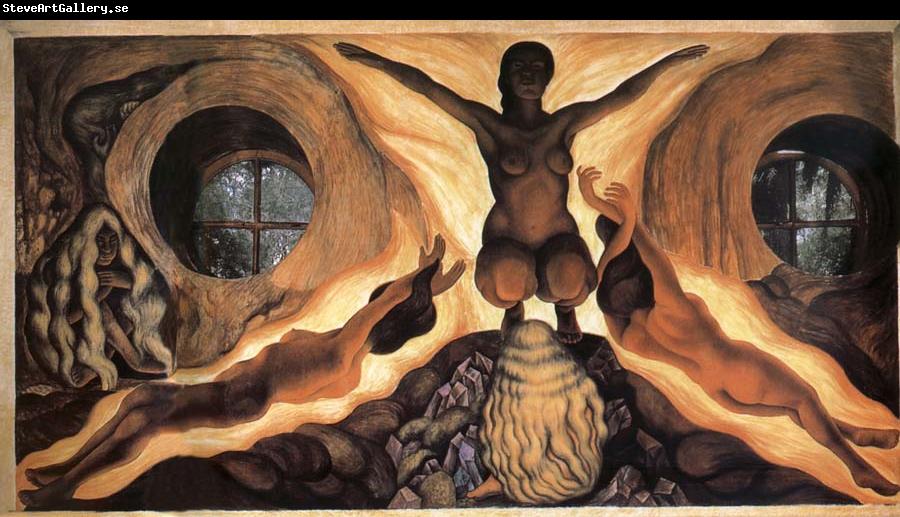 Diego Rivera The Power from underground